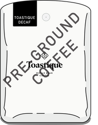 PRE-GROUND 5lb - TOASTIQUE DECAF